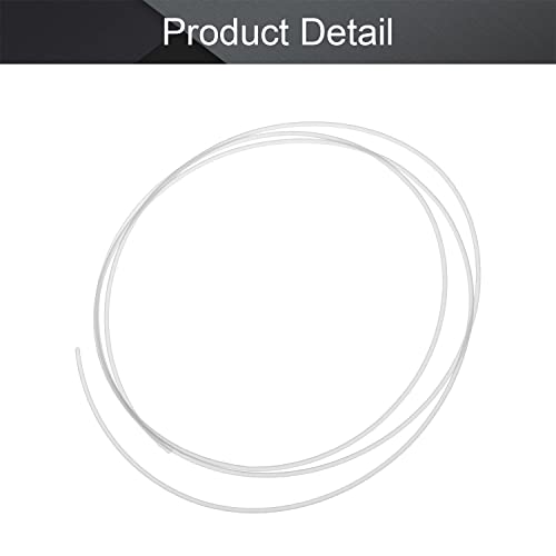Image of Othmro 1Pcs 3.28ft Length PTFE Teflon Bowden Tube, 0.04inch ID x 0.06inch OD Milky White Connector Tubing, Printer Teflon Tube PTFE Tubing for 3D Printer Transportation of Gelatin, Pectin