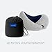 Ostrichpillow Go Neck Pillow, Travel Pillows for Airplanes, Premium Memory Foam Travel Pillow, 360º Ergonomic Design, Asymmetrical Sides, Travel Bag Included, Washable Modal Cover