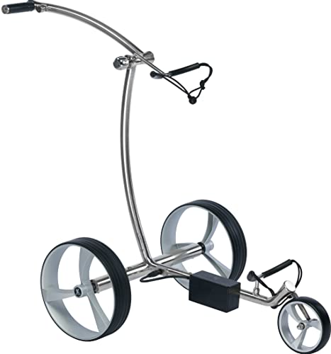 Leisure Golf Elektro Golftrolley Taurus Slim Line Bergabfahrbremse und Distanztimer