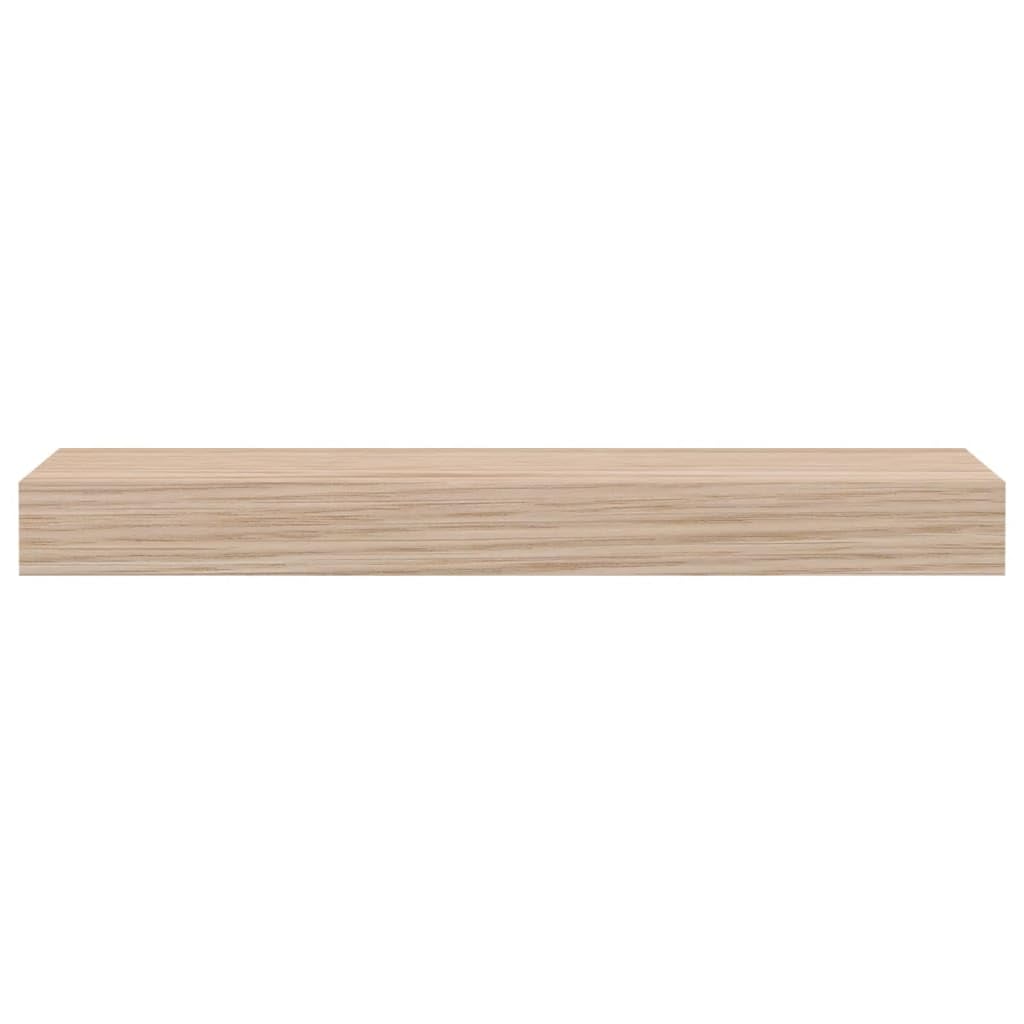 Juego de 2 estantes flotantes, 40 x 23,5 x 4 cm, de madera con chapa de roble, rectangular, para salón, dormitorio, cocina, pasillo, con soporte invisible