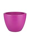 elho pure soft brick wheels 50 Ø x Höhe: 40 x 31 cm Elho Pflanzgefäß pure soft round wheels, 40 cm, fuchsia