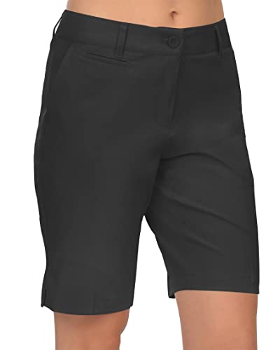 Lesmart Womens Golf Shorts Lightweight Stretch Relaxed Fit Knee Length Ladies Bermuda Shorts3