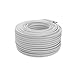 Cables Direct Online 1000ft RG59/U Siamese CCTV Cable – 20AWG Coaxial + 18/2 Power Conductors, 95% Shielded Bulk Cable for Analog Security Camera Installations, White