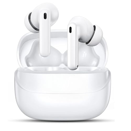 Debbeny Cuffie Bluetooth, Auricolari Bluetooth 5.3 con Stereo HiFi Immersivo, 50 Ore di Durata, Cuffie Wireless con Ricarica Rapida USB-C, Touch Control IP7 Impermeabili for iPhone iOS Android