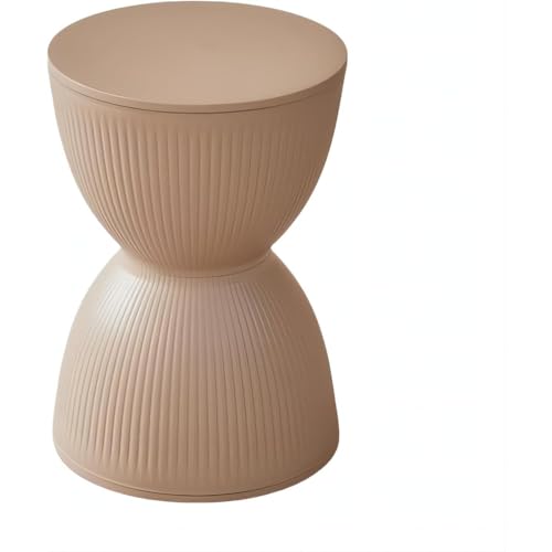 スツール 砂時計デザイン フットスツール チェア ファッションチェア 玄関チェア ディスプレイ サイドテーブル インテリア カルチャー シューズベンチ 多目的シーン (カーキ)