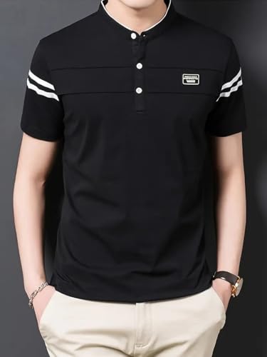 Image of Lymio Polo T Shirt for Men || T Shirt for Man || Collar T Shirt Style Men (Packs Also Available) (Polo-77-80)