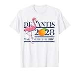 Desantis 2028 President Make America Florida Flamingo Orange T-Shirt