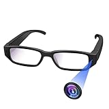 小型カメラ 隠しカメラ メガネカメラ 監視カメラ メガネ型 防犯カメラ 1080P画質 128GB対応 録画 撮影 カメラ付きメガネ レンズが見えない 操作簡単 防犯用 授業記録 会議商談 証拠撮影 屋内 屋外 日本語取説