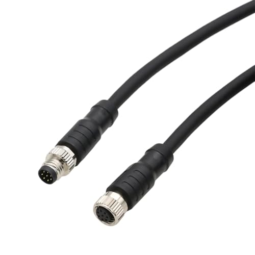 Cable M8 de 8 pines para sensor de automatización y transmisión blindada 2m 5