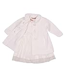 Six4kids Alexia Edles Taufkleid Festkleid Strickkleid Set 3 TLG 62