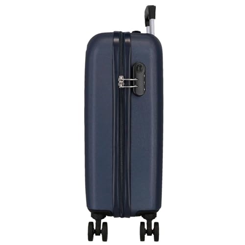 Miniatura 2 de Roll Road Camboya Maleta De Cabina Azul 40x55x20 Cms Rígida Abs Cierre De Combinación Lateral 37l 2,56 Kgs 4 Ruedas Dobles Equipaje Mano
