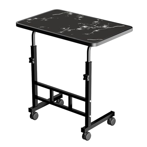 WONDWILD Multi-Purpose Laptop Table, Study Table| Bed Table| Adjustable Height, Portable for Office, Work Form Home | DIY Table, Easy to Assemble, Engineered (FLOWOR ADJ)
