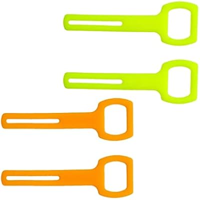 Yiju 4Pcs Scuba Dive Silicone Mouthpiece Holder 2nd Stage Regulator Octopus Strap