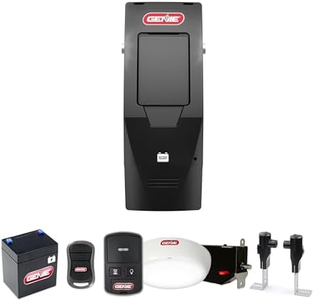 Genie 6072H-B Wall Mount Garage Door Opener with Battery Backup, ...