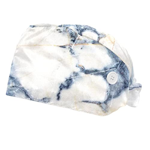 Casquette pour Hommes Femmes Marbre Chapeaux de Travail Anti-Chute