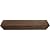 Ekena Millwork BMHH2C0060X080X096ZD 2-Sided (L Hand Hewn Endurathane Faux Wood Ceiling Beam, 6"W x 8"H x 8'L, Premium Aged