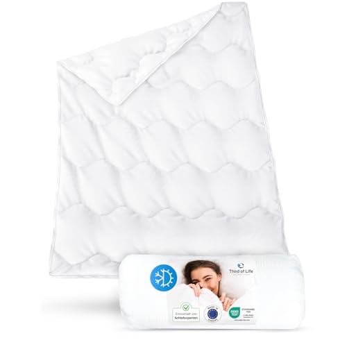 Kinder-Bettdecke 100x135 VERDA, 𝐅𝐥𝐚𝐮𝐬𝐜𝐡𝐢𝐠𝐞 Winterdecke, Öko-Tex zertifiziert, Nachhaltige Baby Steppdecke, Atmungsaktiv...