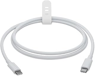 USB C to USB C Charging Cable 2M, 60WType C fast Charging Cable for MacBook Air/Pro, iPad Mini 6/Pro 2022/Air 5, Samsung GalaxyS21/S21+/S20+ Ultra Note 20, Pixel 4/3 XL fast charging White