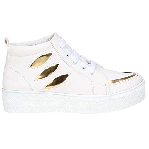 Image of Commander Stylish High Ankle Sneakers for Girls [Model 701]