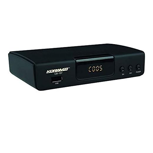 KORAMZI HDTV Digital TV Converter Box ATSC with USB Input for Recording and Media Player CB-107