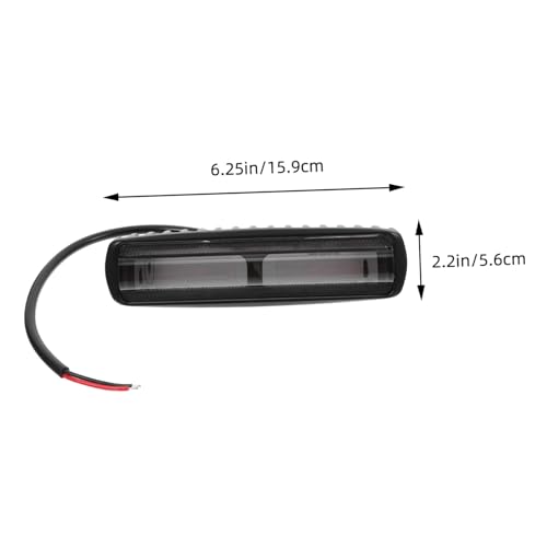 Luz LED azul para montacargas barra recta compacta resistente para zonas de trabajo 2