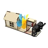 [MATÉRIAU DURABLE] : Ce générateur à éolienne en bois est fabriqué en bois de haute qualité, avec des bords lisses et sans bavures. Robuste et durable