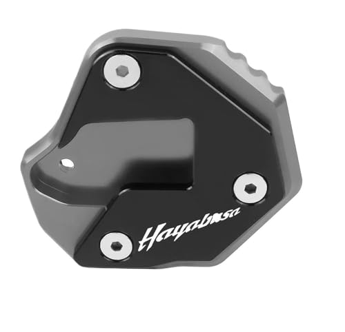 Plaque support béquille GSX1300R pour stationner sur sol meuble
