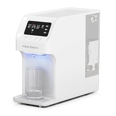 Waken Electric Reverse Osmosis Water Filter Countertop, UV Water Filtration System, C11 8-Stage Alkaline RO Filtration with Smart Features, 4:1 Pure to Drain, BPA Free (Plug and Play)
