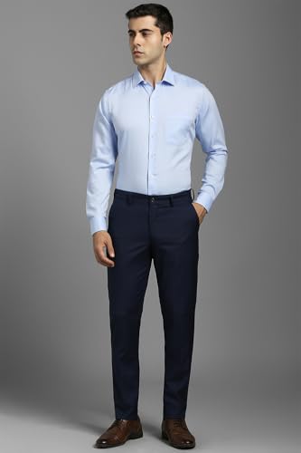Image of Louis Philippe Men's Solid Slim Fit Shirt