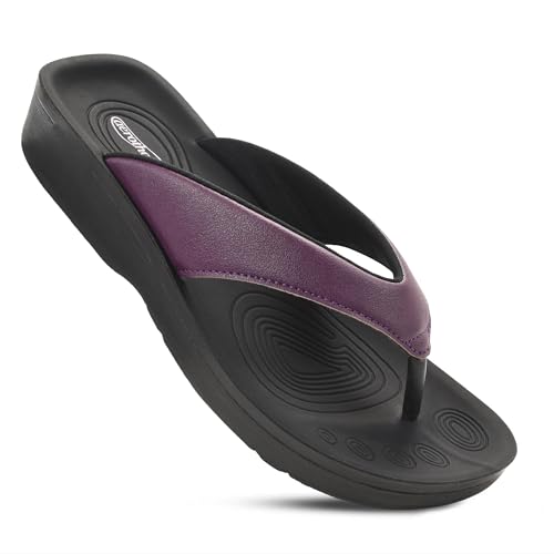 Image of AEROTHOTIC Comfortable Arch Support Flip Flops for Women Orthotic Sandals