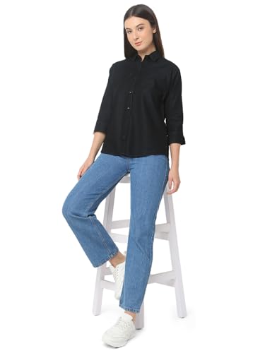 Image of Smarty Pants Women's Denim Formal Shirt.