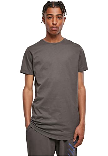 Urban Classics TB638-Shaped Long Tee, T-Shirt Uomo, Darkshadow, XL