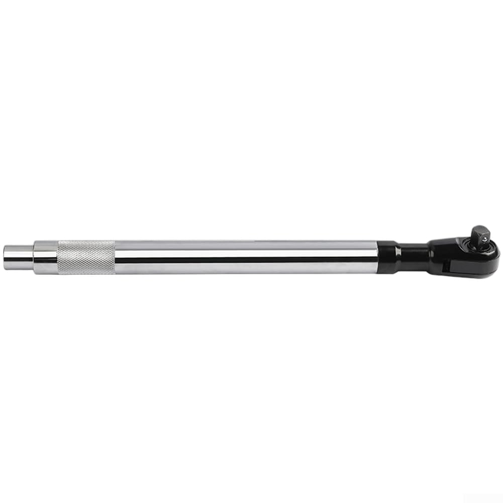 Llave de trinquete extendida de 12 pulgadas con unidad cuadrada de 1/2 pulgada y cuerpo de cromo vanadio para una transmisión de potencia eficiente (estilo moleteado)