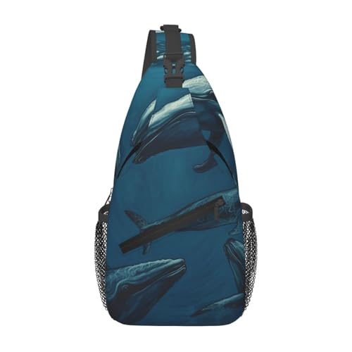 Morrales Sling Cross Chest Negro para Senderismo Adultos