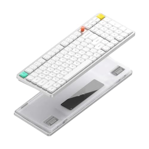 NuPhy Air100 V3 ワイヤレスメカニカルキーボードと互換性のある交換用キーキャップセット(Nova White)