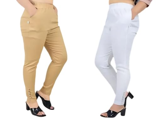 Women's Combo Pack Trendy Two Pocket Stretchable Jeggings-picture-54