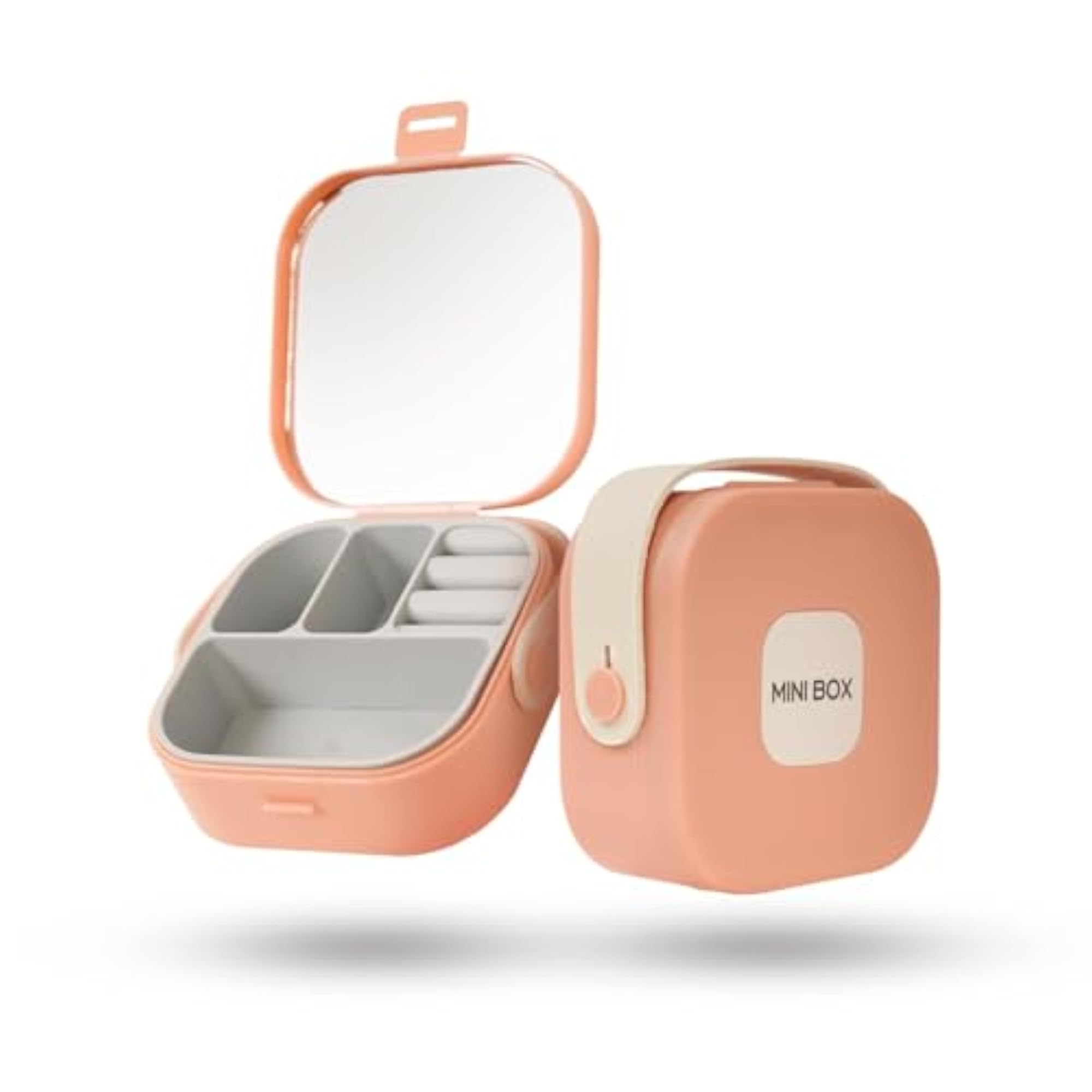 Mini Jewellery Travel Case, PU Leather Organizer Box