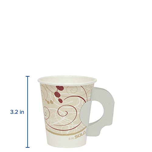 Solo 376Hsm-J8000 6 Oz Symphony Ssp Paper Hot Cup (Case Of 1000) #TOP1