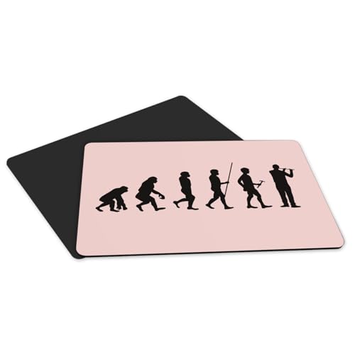 Sets de table en caoutchouc rose grand format antidérapant musique - 5
