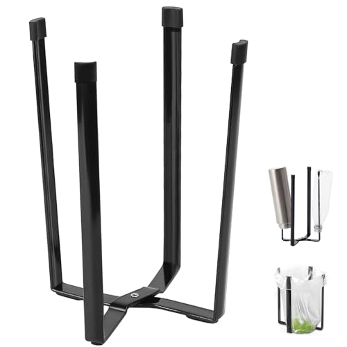 Egouttoir à Bouteille, Noir Support pour Bouteilles à Égoutter, Égouttoir Pliable pour Bouteille, Séchoir à Bouteilles Multifonction, Porte Bouteille de Cuisine, pour Biberons, Tasses