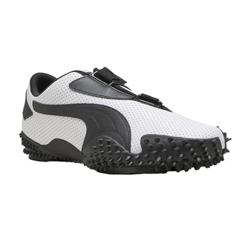 PUMA Mens Mostro Perforated Leather Slip On Sneakers Shoes Casual - White - Size 7 M2