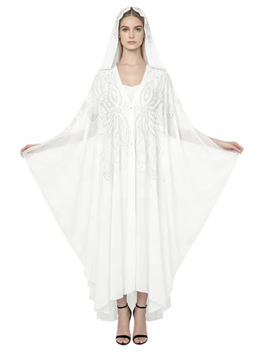 Robe abaya femmes kaftan islamique indien manches chauve-souris amples