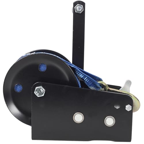 Winche manual 2000LBS con correa azul de 26 pies miniatura 5