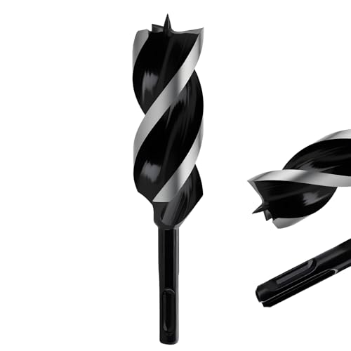 MOXPIFY Extra Long 32mm x 155mm Auger Drill Bit SDS Plus, SDS Wood Auger Drill Bits for Woodworking