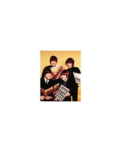 Photo de groupe Beatles Please Me 20,3 x 25,4 cm - Les Beatles, Paul McCartney, John Lennon, RIngo Starr, George Harrison Photo de groupe Beatles Please Me 20,3 x 25,4 cm