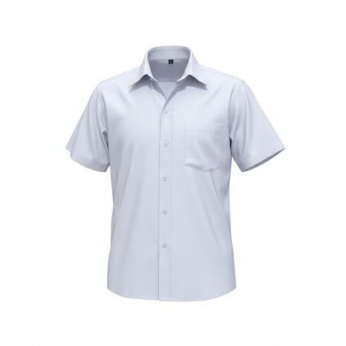 Image of AMBIKA STORES & READYMADES School Uniform for kids | Formal Uniform Shirts for Boys /Girls | Readymade Stitched Shirt for Students