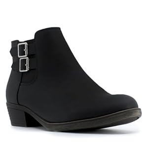 Nautica Women’s Ankle Boot with Side Zipper – Stylish Dress Boot for Women | Featuring a Low Heel, Chic Design, and Versatile Sizing | The Perfect Ankle Bootie for Dressy and Casual Occasions – Alara