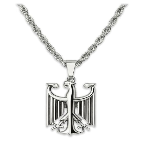 Collier avec pendentif aigle fédéral Soul-Cats chaîne Kordelkette en argent