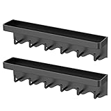 [Metal de alta Calidad]: este llavero con estante está hecho de aluminio de alta calidad, que es duradero y duradero. La apariencia simple y elegante y el diseño práctico son adecuados para instalar en cualquier lugar para organizar y decorar su hogar con artículos pequeños. Fácil de instalar, fácil de almacenar, trae comodidad a tu vida.
