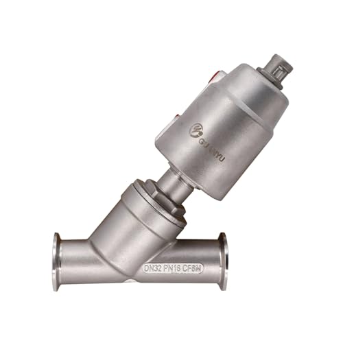 Vanne à siège incliné en inox résistante à la vapeur haute température en format Y - 3